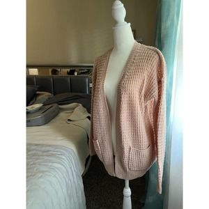 Warm sweater knit cardigan
